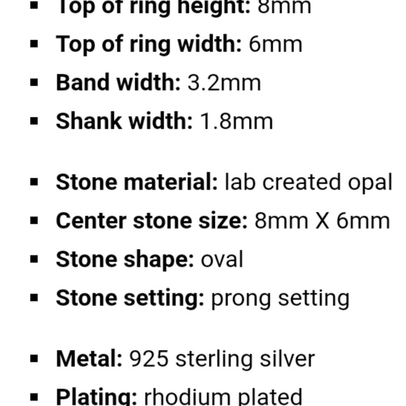 925 sterling silver ring - Picture 2 of 2